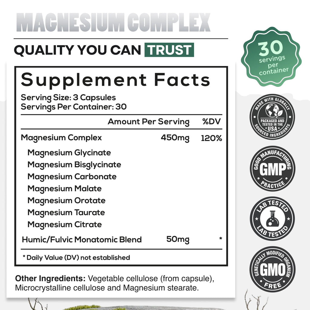 Wild Foods Magnesium Complex Supplement | Full Spectrum

