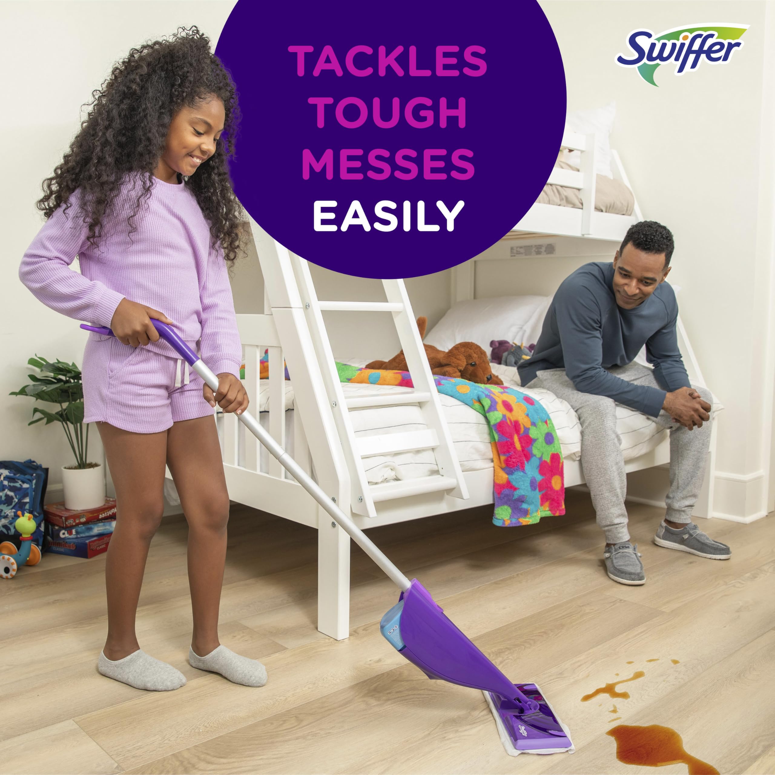 Swiffer WetJet Hardwood and Floor Spray Mop Starter Set


