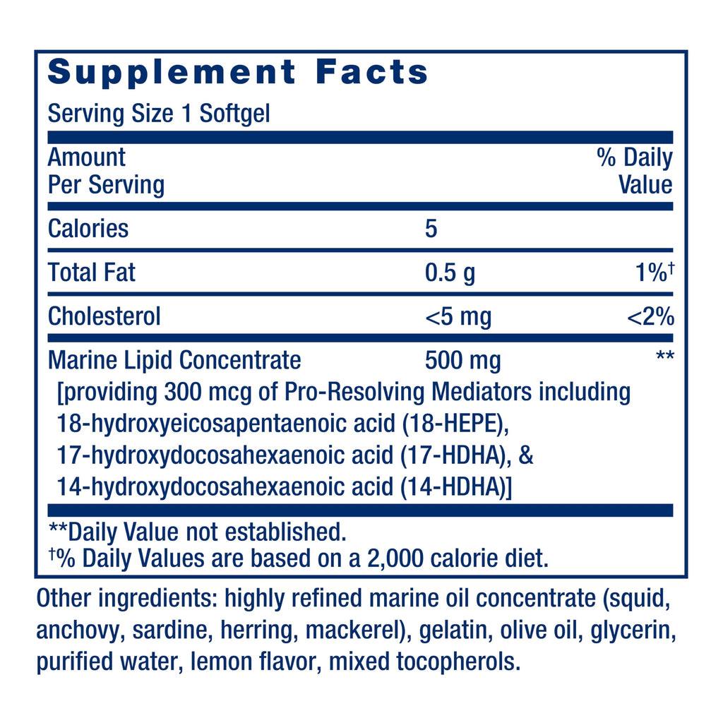 Life Extension Pro-Resolving Mediators - Immune Support

