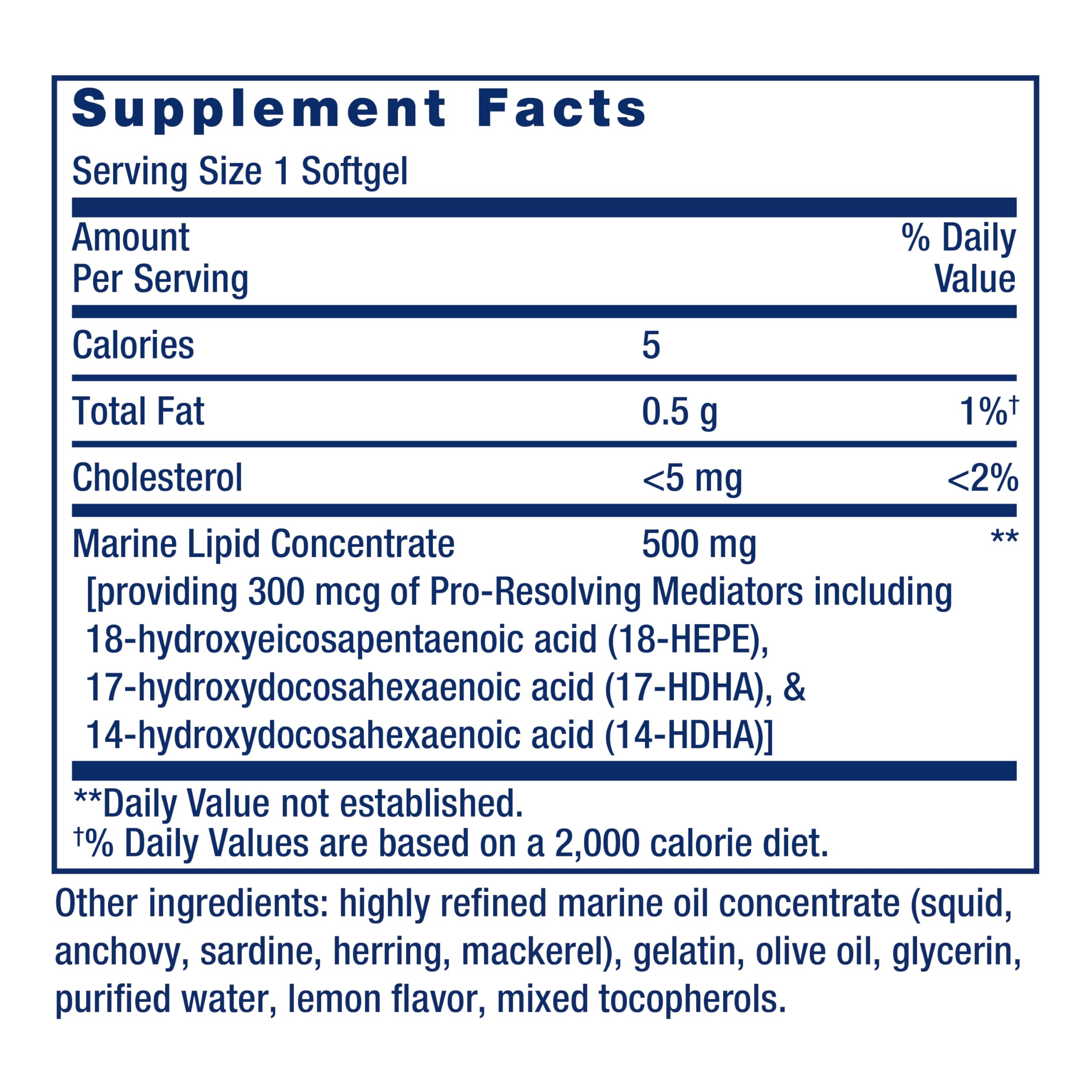 Life Extension Pro-Resolving Mediators - Immune Support

