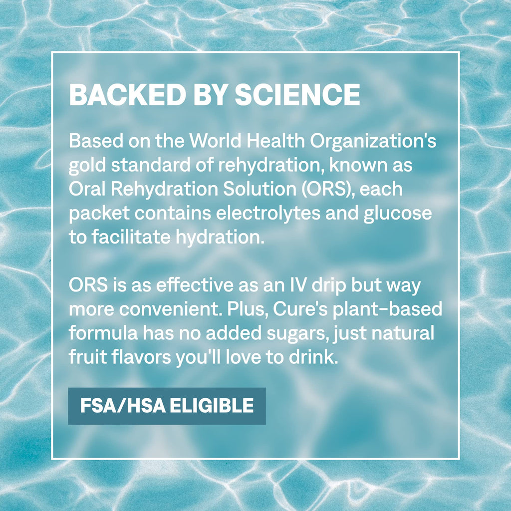 Cure Hydration Plant-Based Electrolyte Drink Mix

