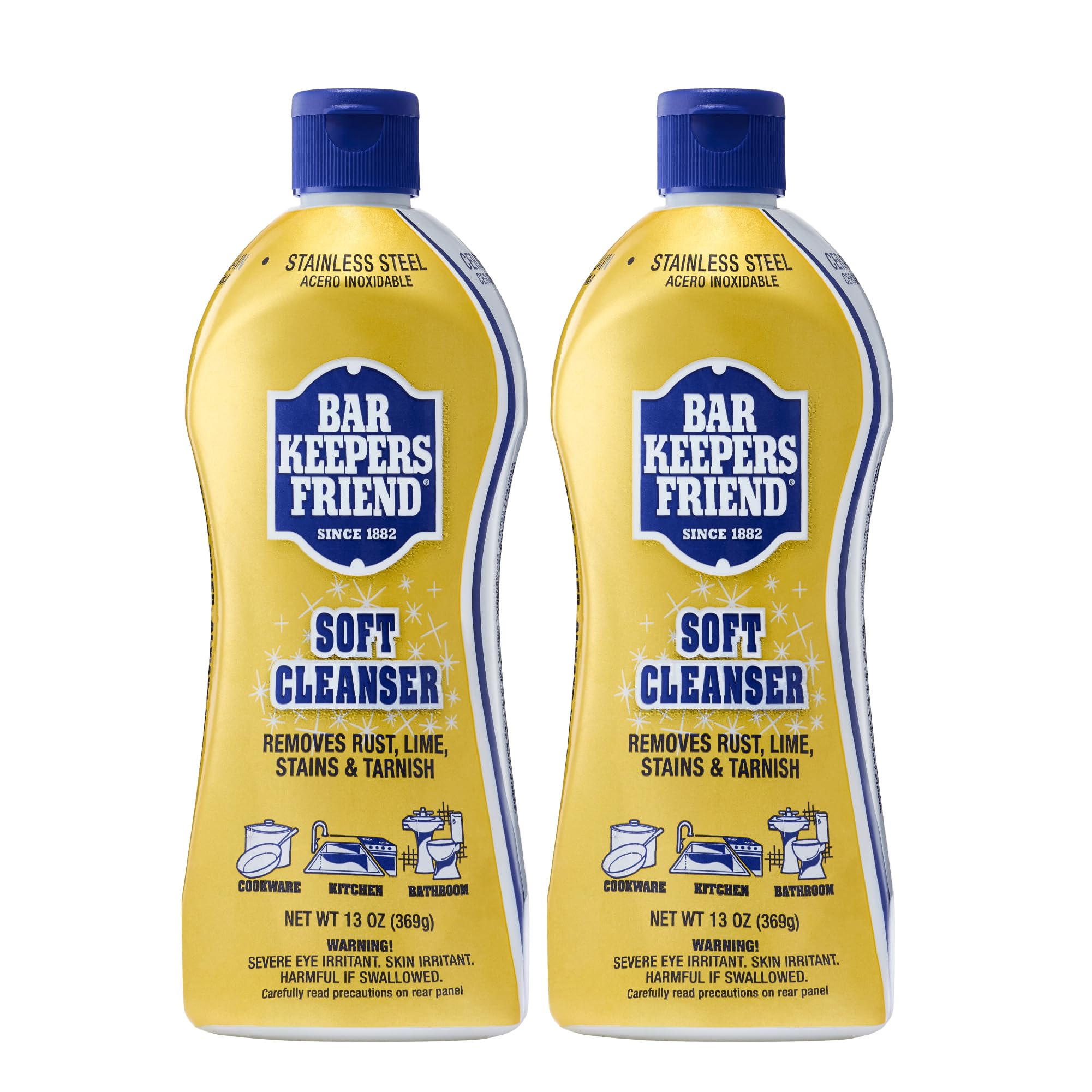Bar Keepers Friend Soft Cleanser Liquid,Multisurface Cleaner