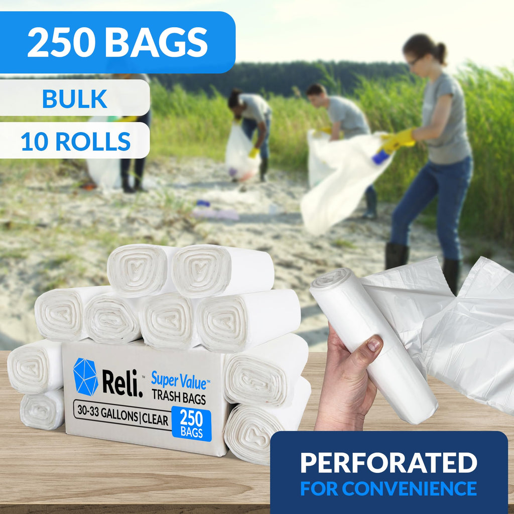 Trash Bags for Waste Cleanup – Durable Bags

