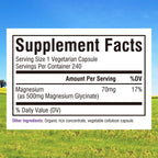 Innate Vitality Magnesium Glycinate 500mg – Vegan, Non-GMO

