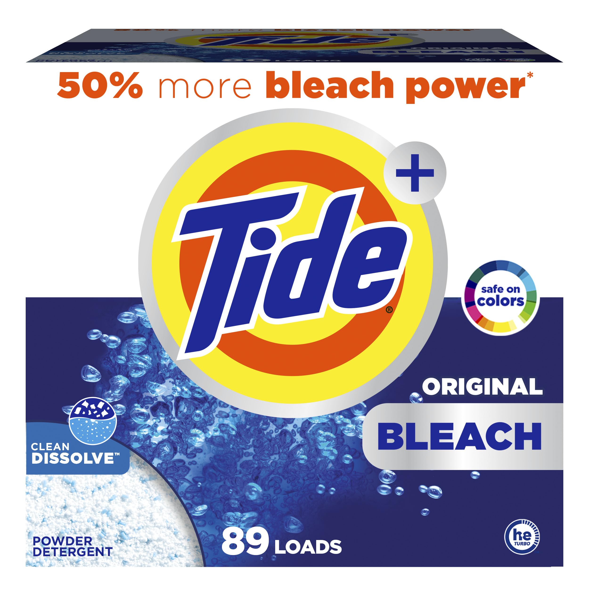 Tide Powder Laundry Detergent with Bleach

