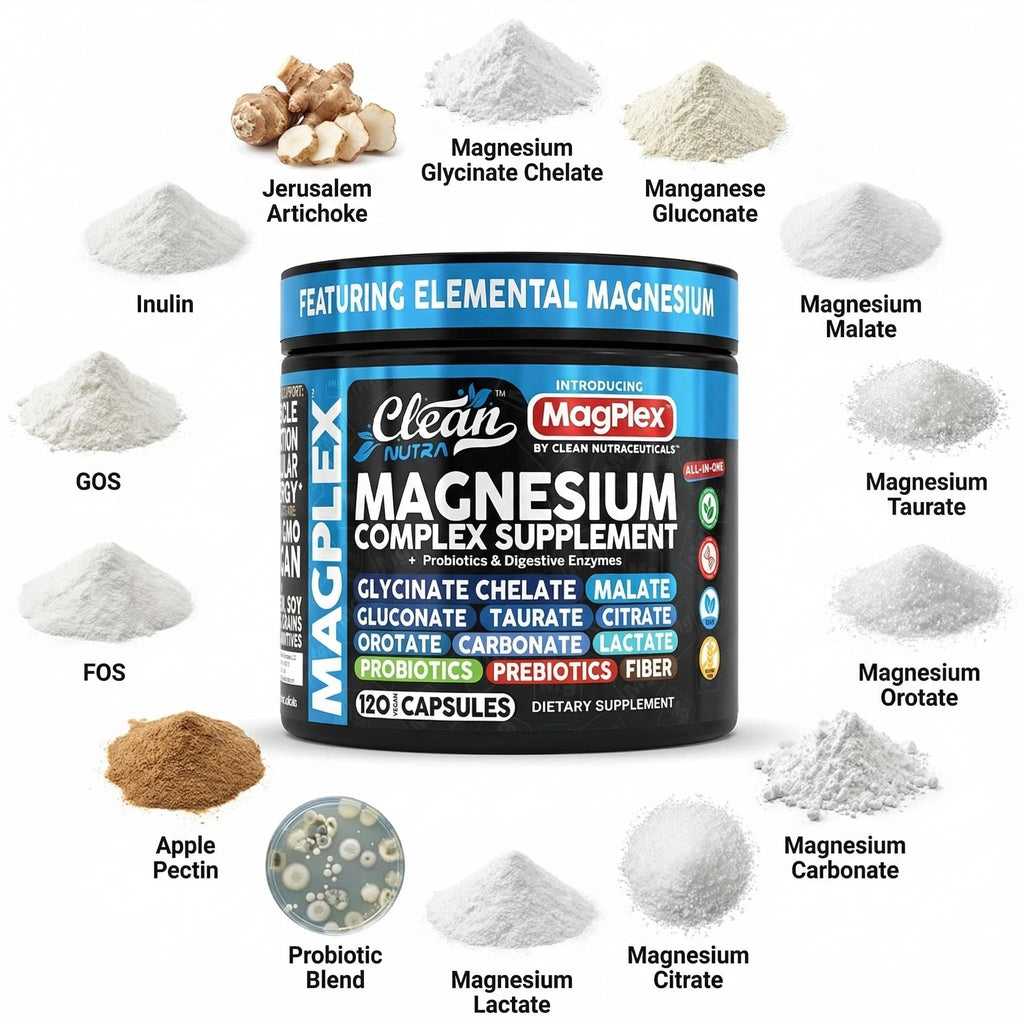 Clean Nutra Magnesium Complex - Magnesium Supplement

