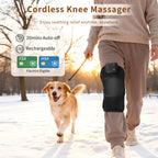 Nekteck Knee Massager with Heat - Cordless Vibration

