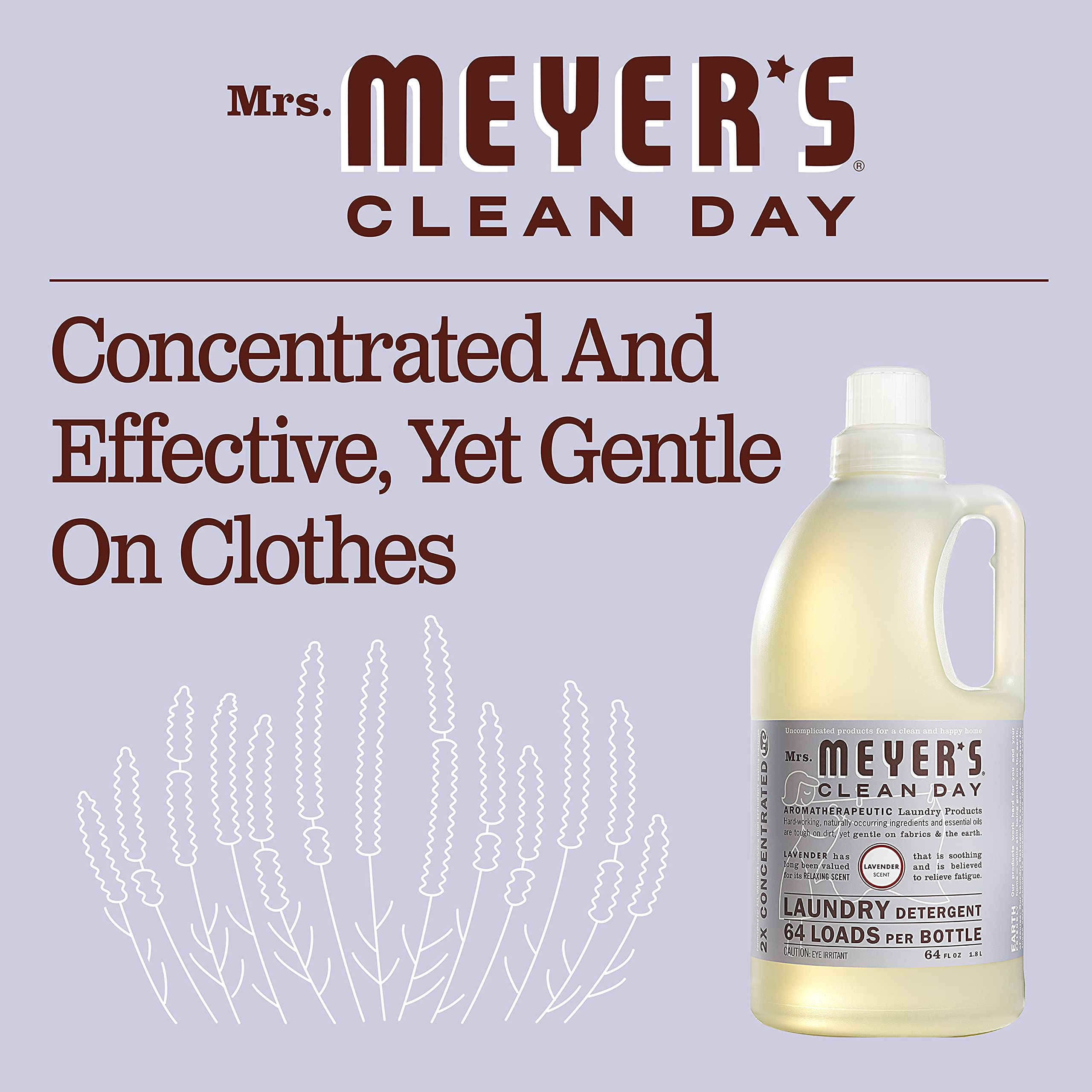 Laundry Detergent by Mrs. Meyer's Clean Day - Cruelty Free

