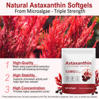 Xaarty Astaxanthin 12mg Natural Antioxidant Supplement

