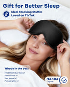 Cooling Gel Eye Mask | 3D Weighted Sleep & Migraine Relief

