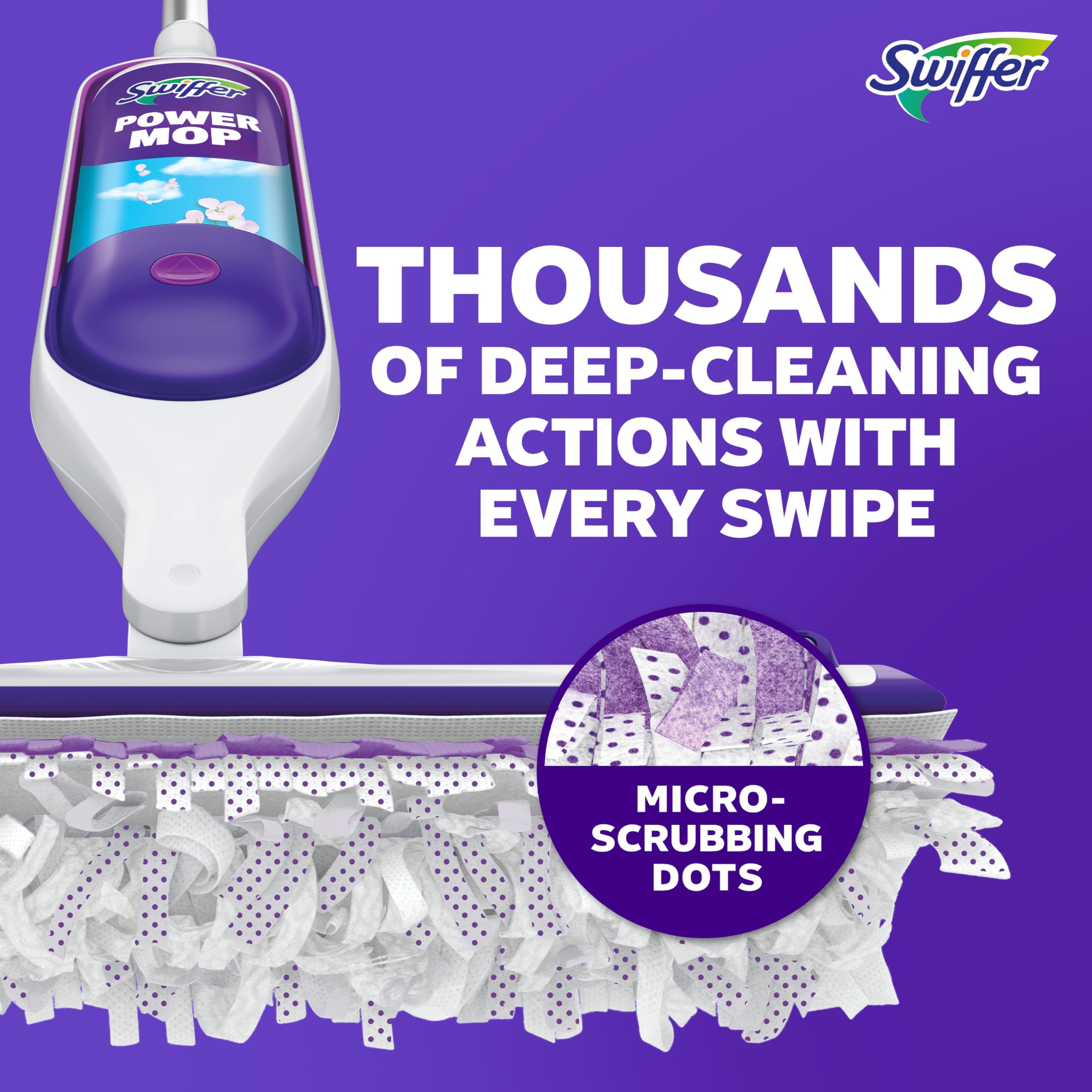 Swiffer PowerMop Floor Cleaning Kit – Spray Mop System

