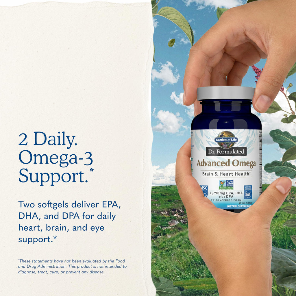 Omega Fish Oil TG Garden of Life Dr. Formulated for Heart

