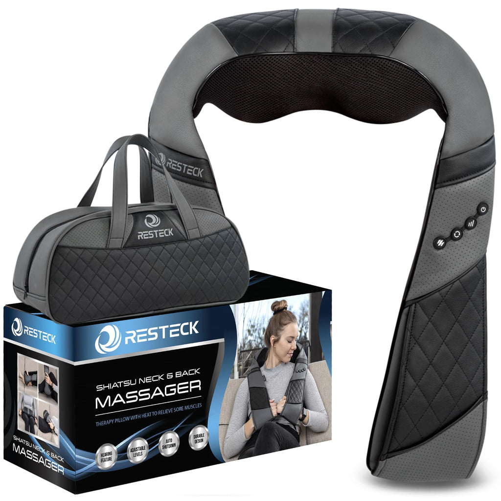 RESTECK Shiatsu Massager Pillow with Heat for Neck & Back

