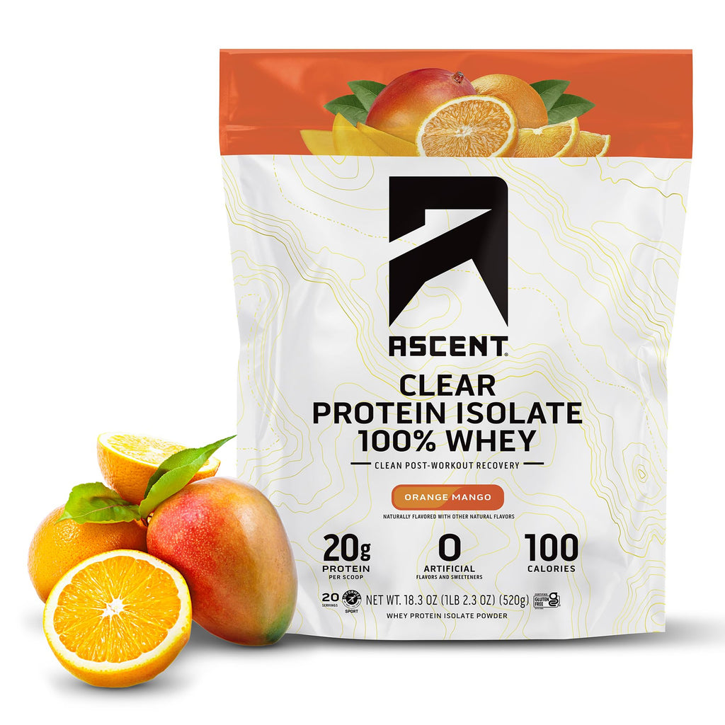 Ascent Clear Whey Protein Powder 100% Isolate