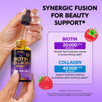 Biotin & Collagen Liquid Drops for Hair, Skin & Nails

