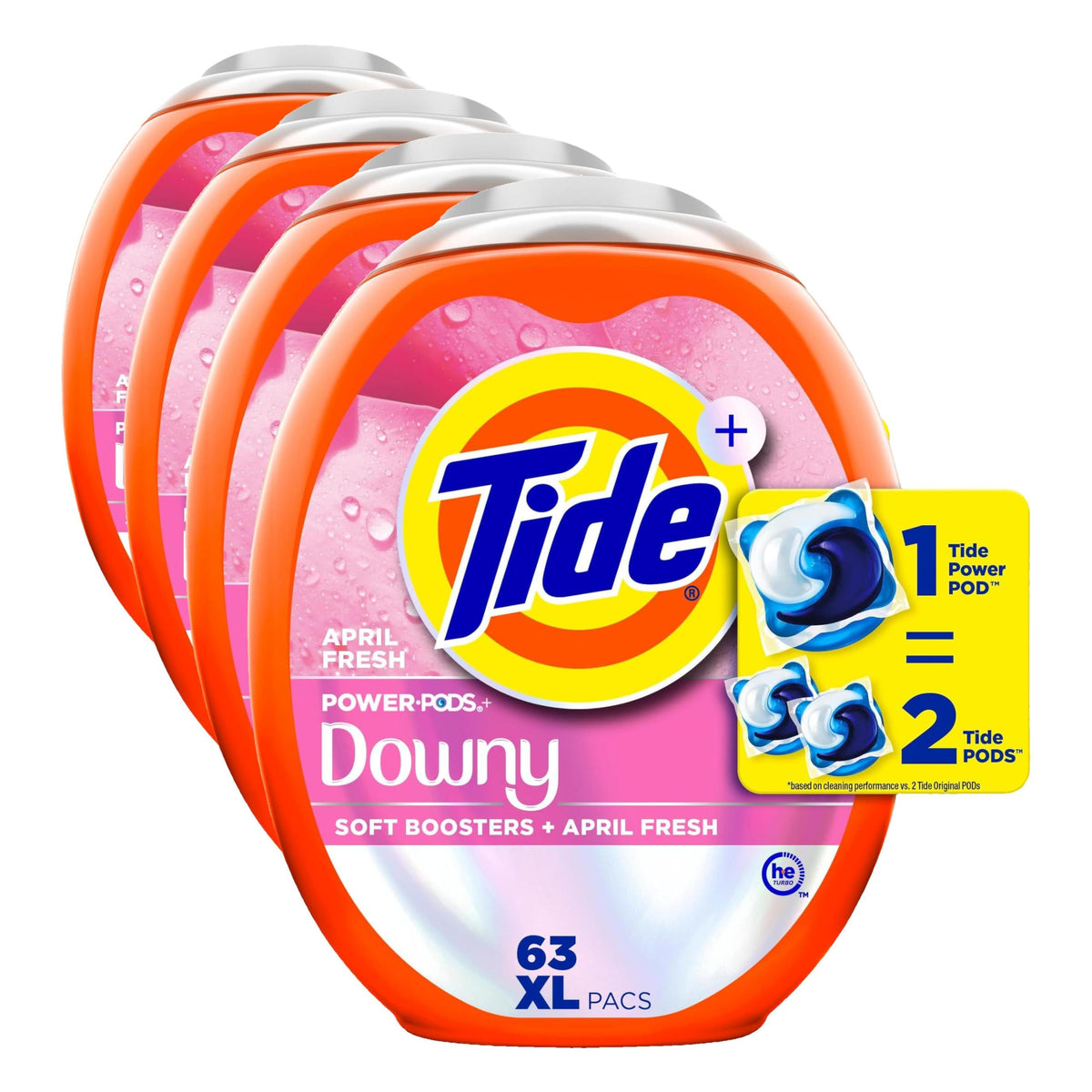 Tide Power PODS with Downy Soft Boosters Laundry Pods