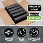 Top Knot Bags Trash Bags Star-Sealed Bottom

