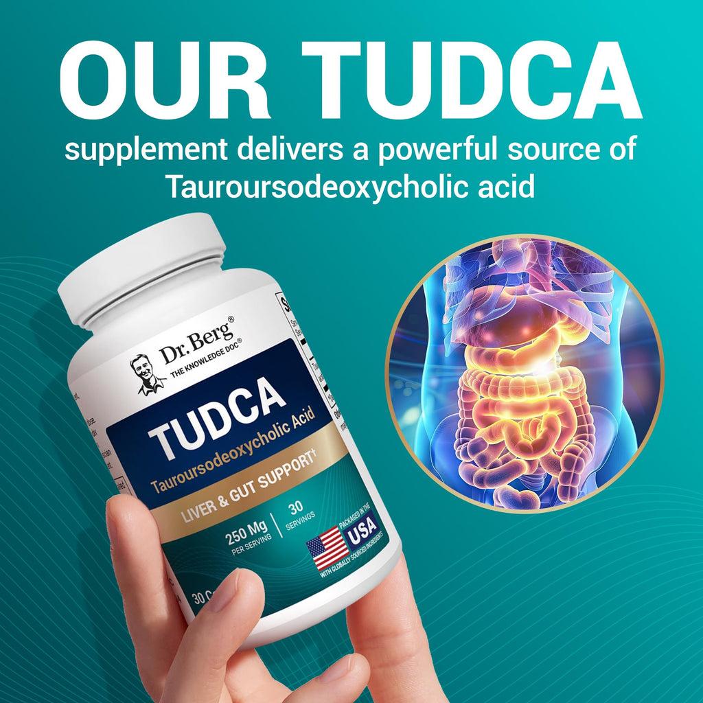 Dr. Berg TUDCA Supplement for Liver Health | Digestive

