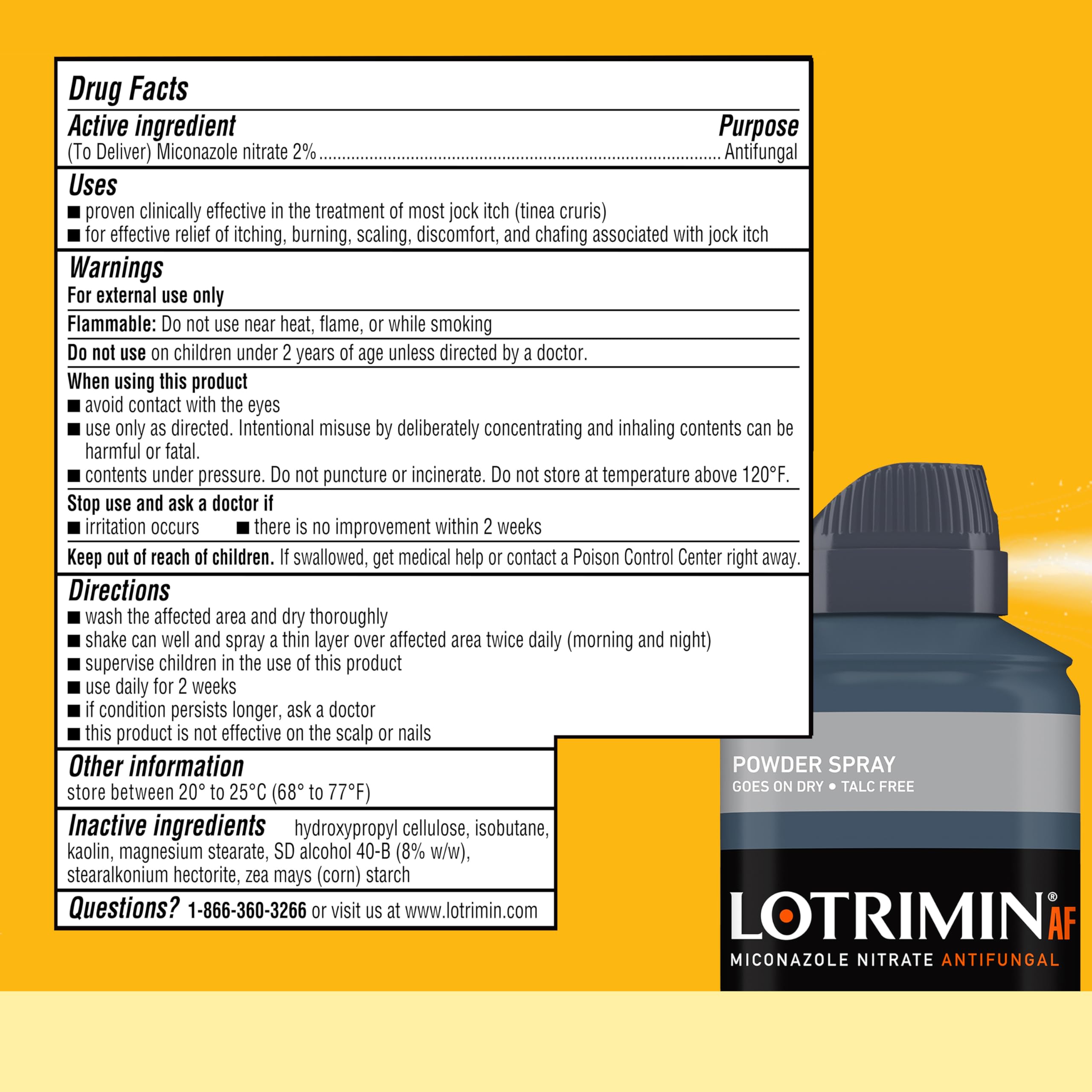 Lotrimin AF Jock Itch Antifungal Spray

