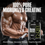 NutraBio Creatine Monohydrate Powder – Micronized & Pure

