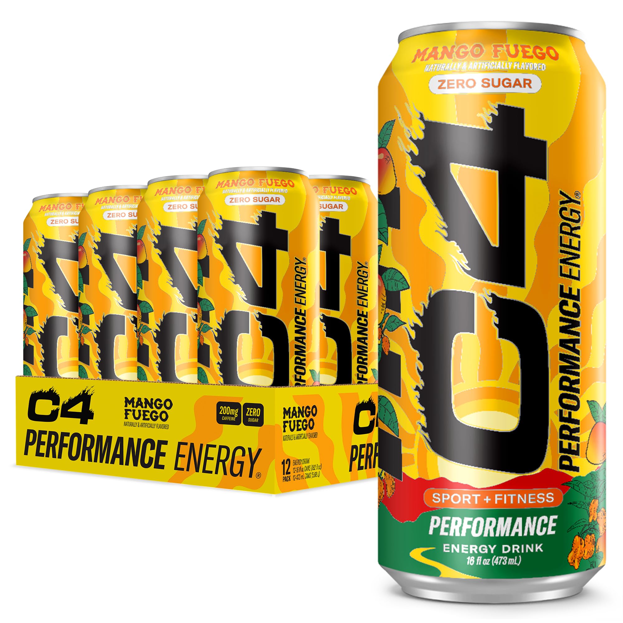 C4 Original Sugar Free Energy Drink for Pre-Workout