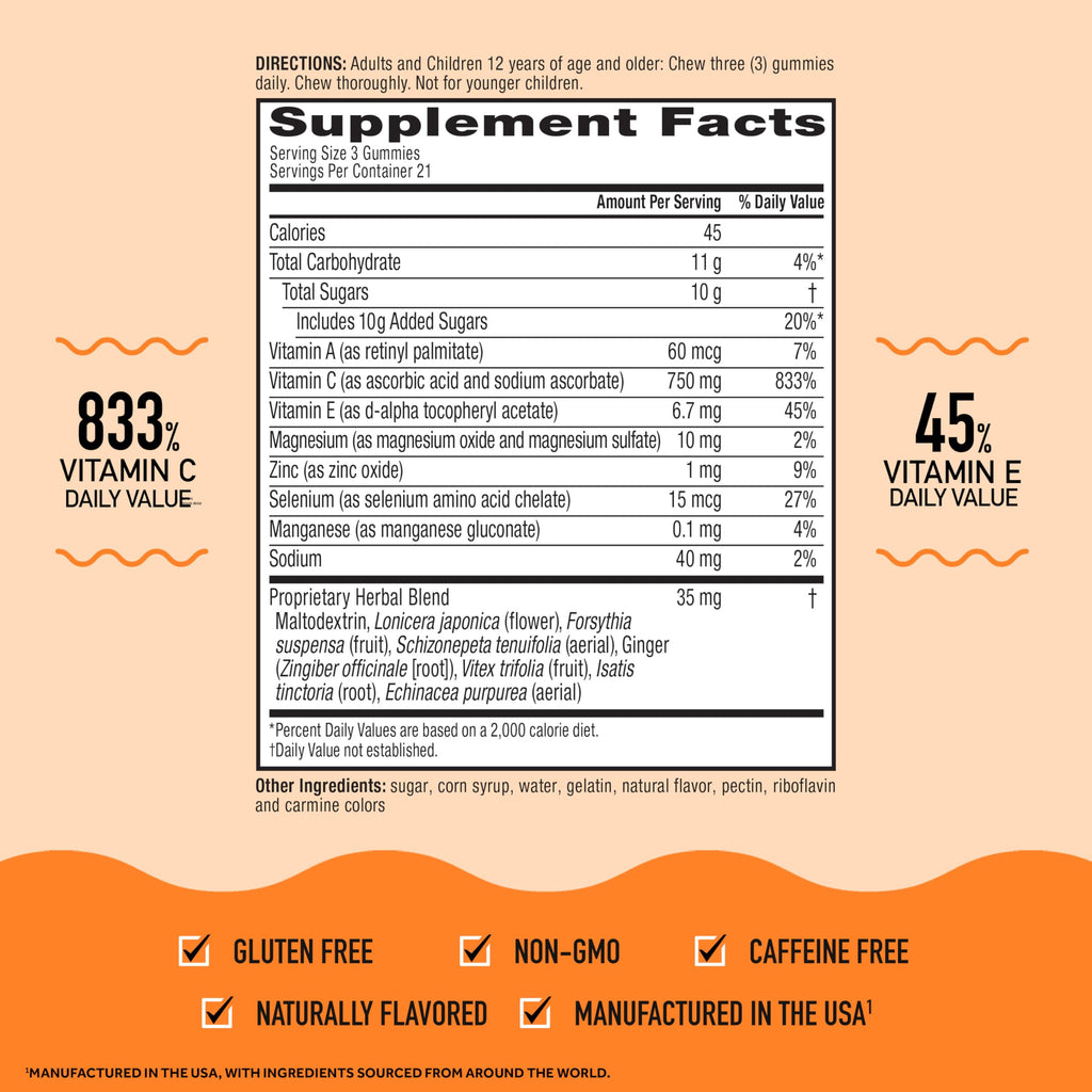 Airborne Vitamin C Gummies | Immune Support

