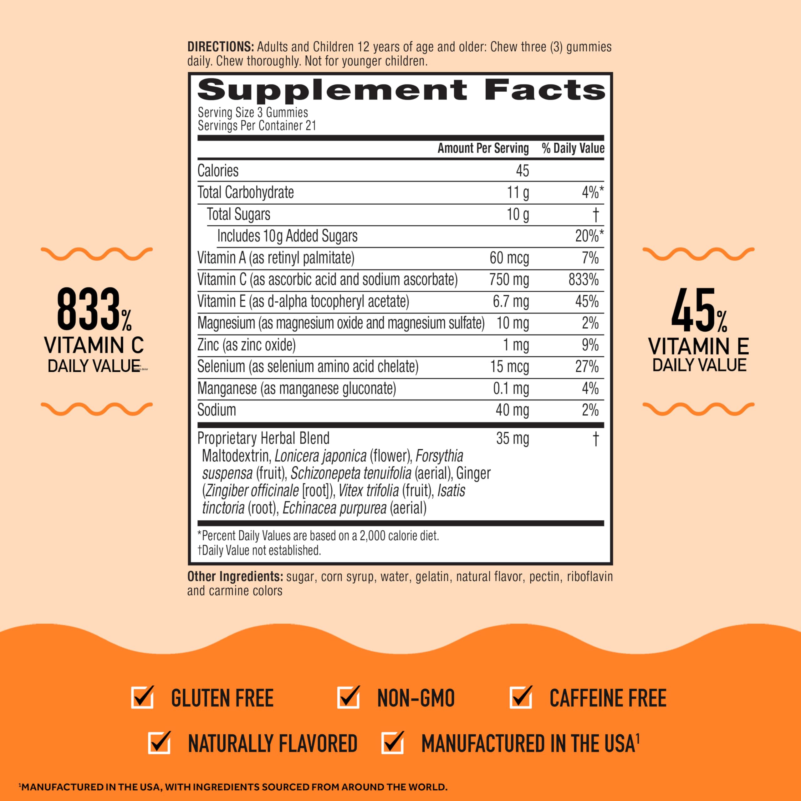 Airborne Vitamin C Gummies | Immune Support

