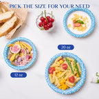 MUCHII Disposable Paper Bowls | Soak-Proof & Durable

