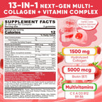 Collagen Peptide Gummies Multi-Collagen Sugar-Free for Skin

