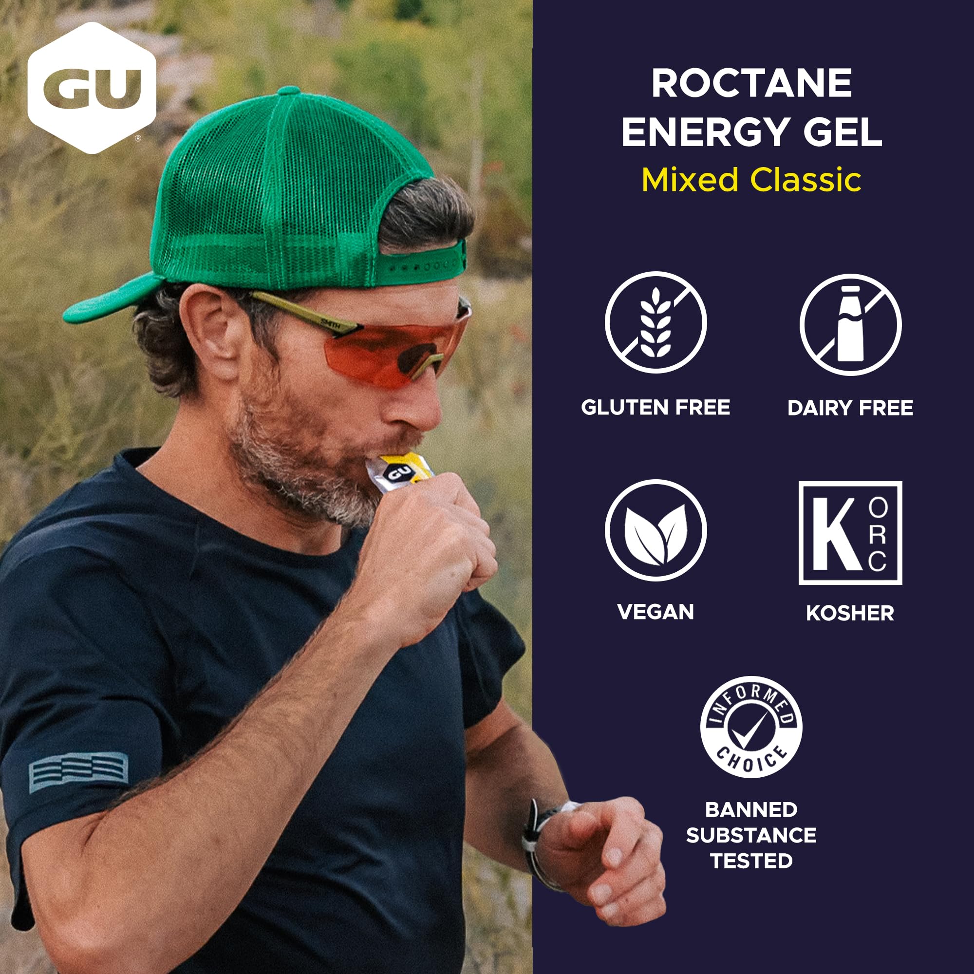 GU Roctane Ultra Endurance Gel - Vegan & Gluten-Free

