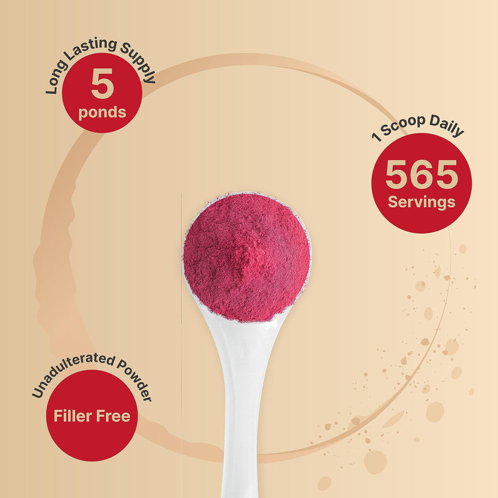 NatureBell Beet Root Powder - Pure Beet Root for Shakes

