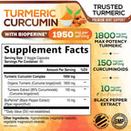 Turmeric Curcumin Supplement with BioPerine for Absorption


