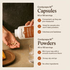 Real Mushrooms Cordyceps Capsules with Beta Glucans

