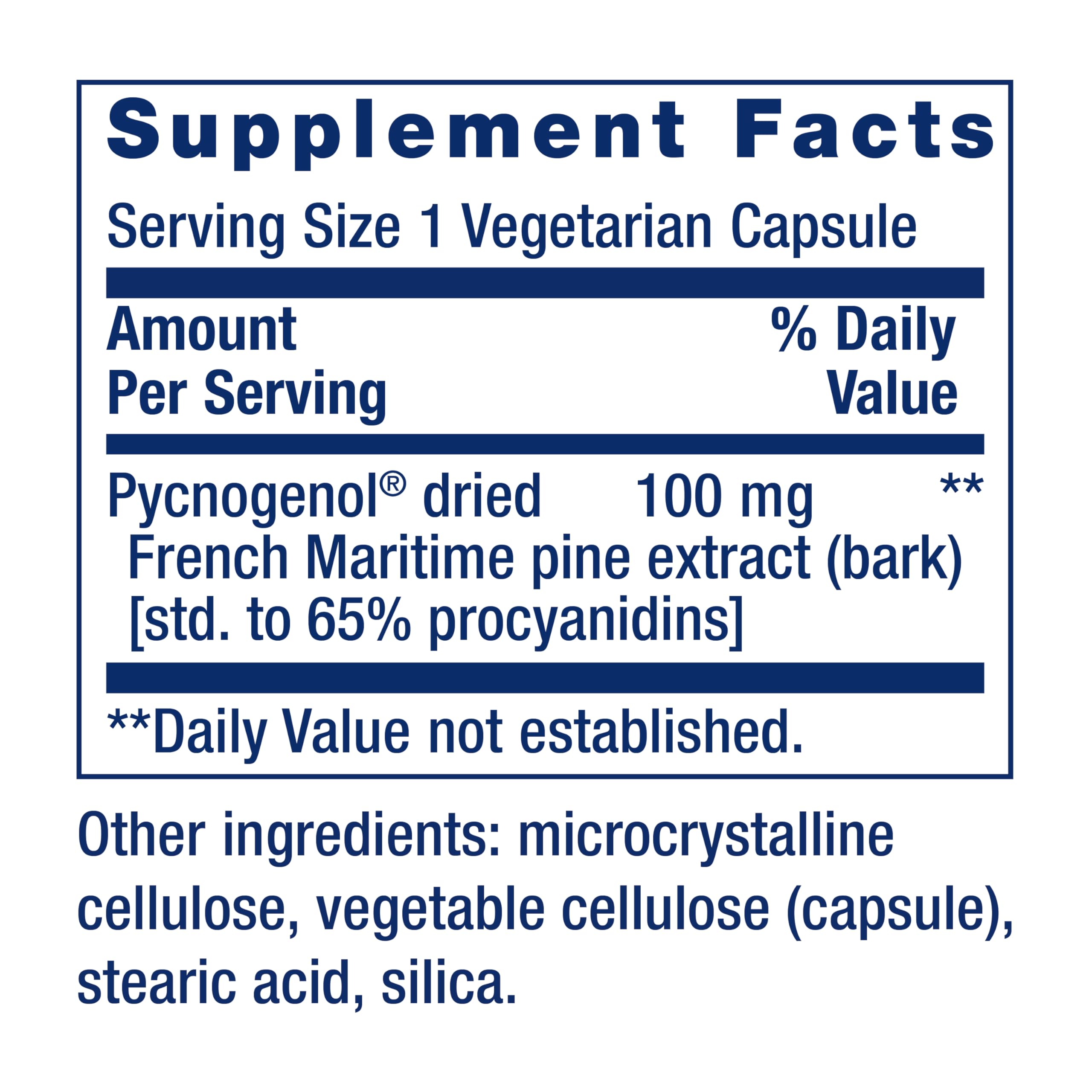 Life Extension Pycnogenol Pine Bark Extract – Supplement

