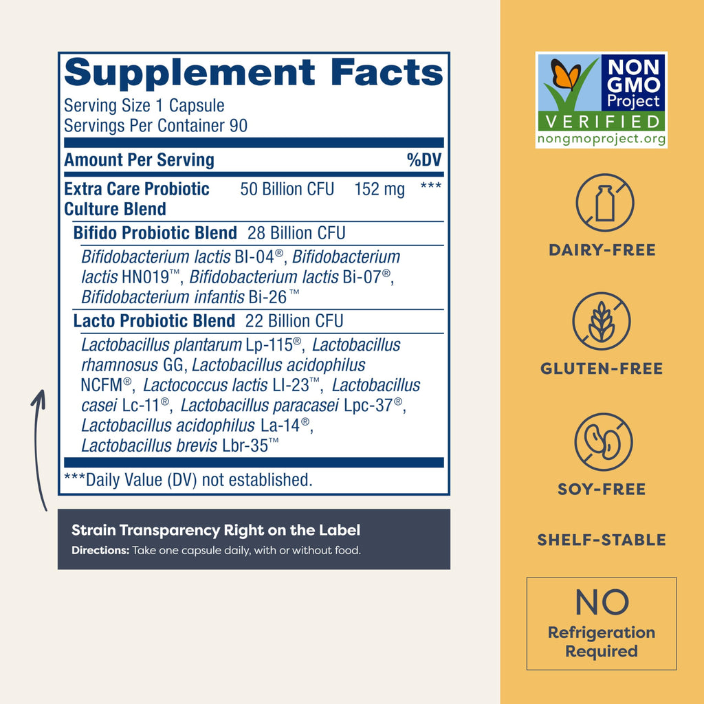 Renew Life Digestive Probiotic Capsules with L. Rhamnosus GG

