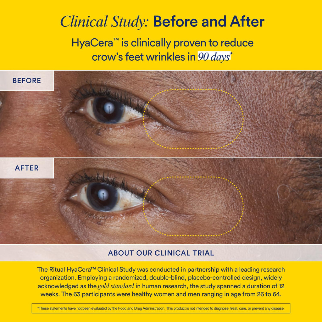 Ritual Hyaluronic Acid Skin Supplement with Hyabest Ceratiq

