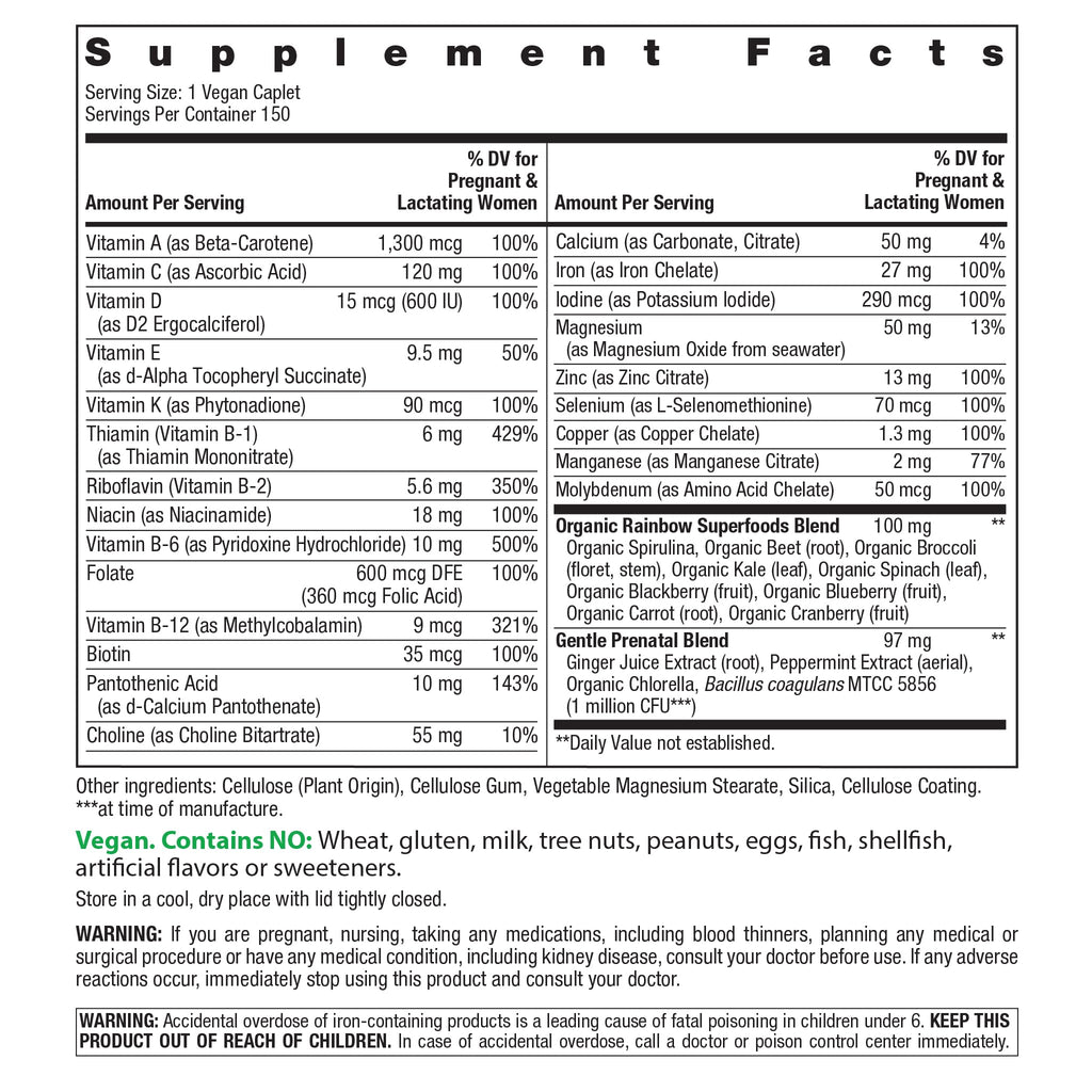 Rainbow Light Prenatal Multivitamin for Women

