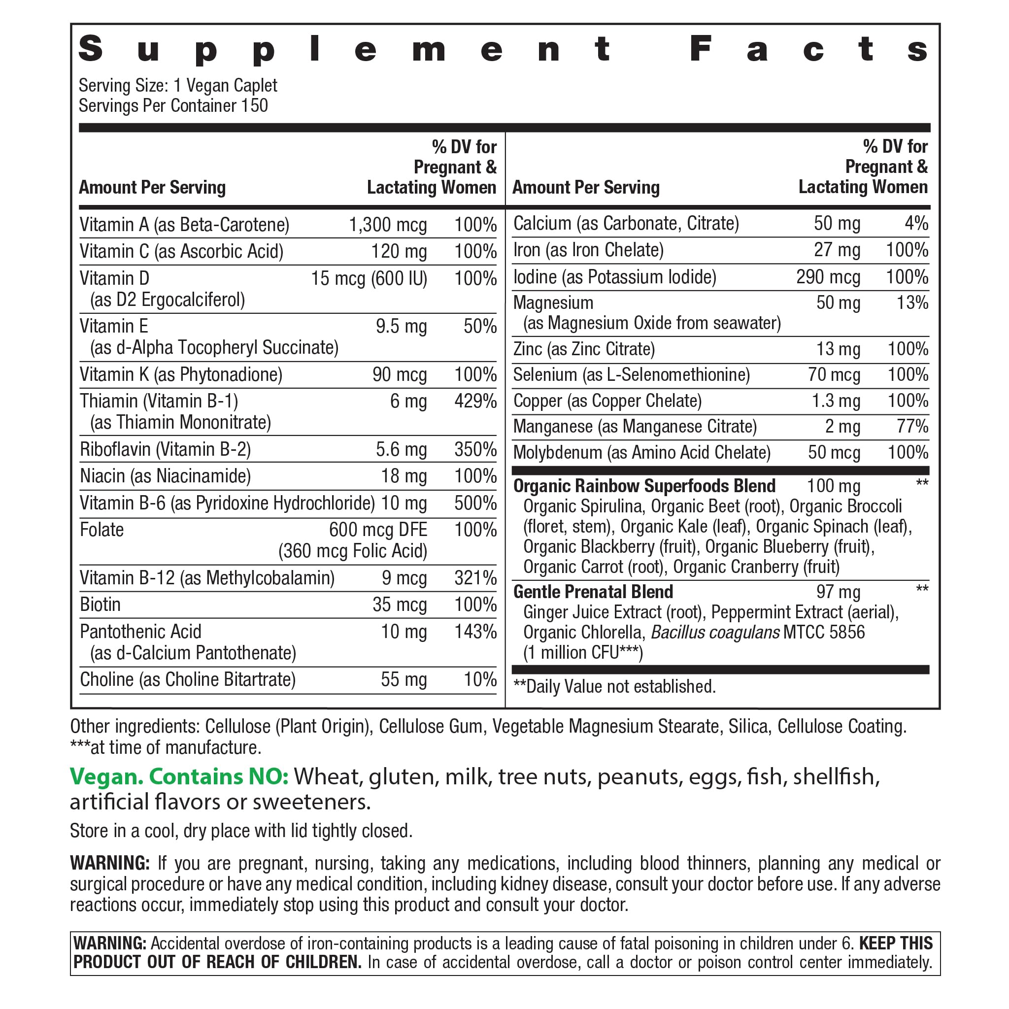 Rainbow Light Prenatal Multivitamin for Women


