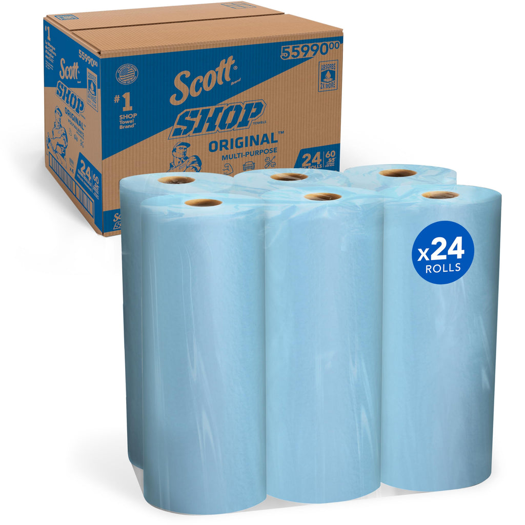 Scott Shop Towels Original Blue | Cloth-Like Towels

