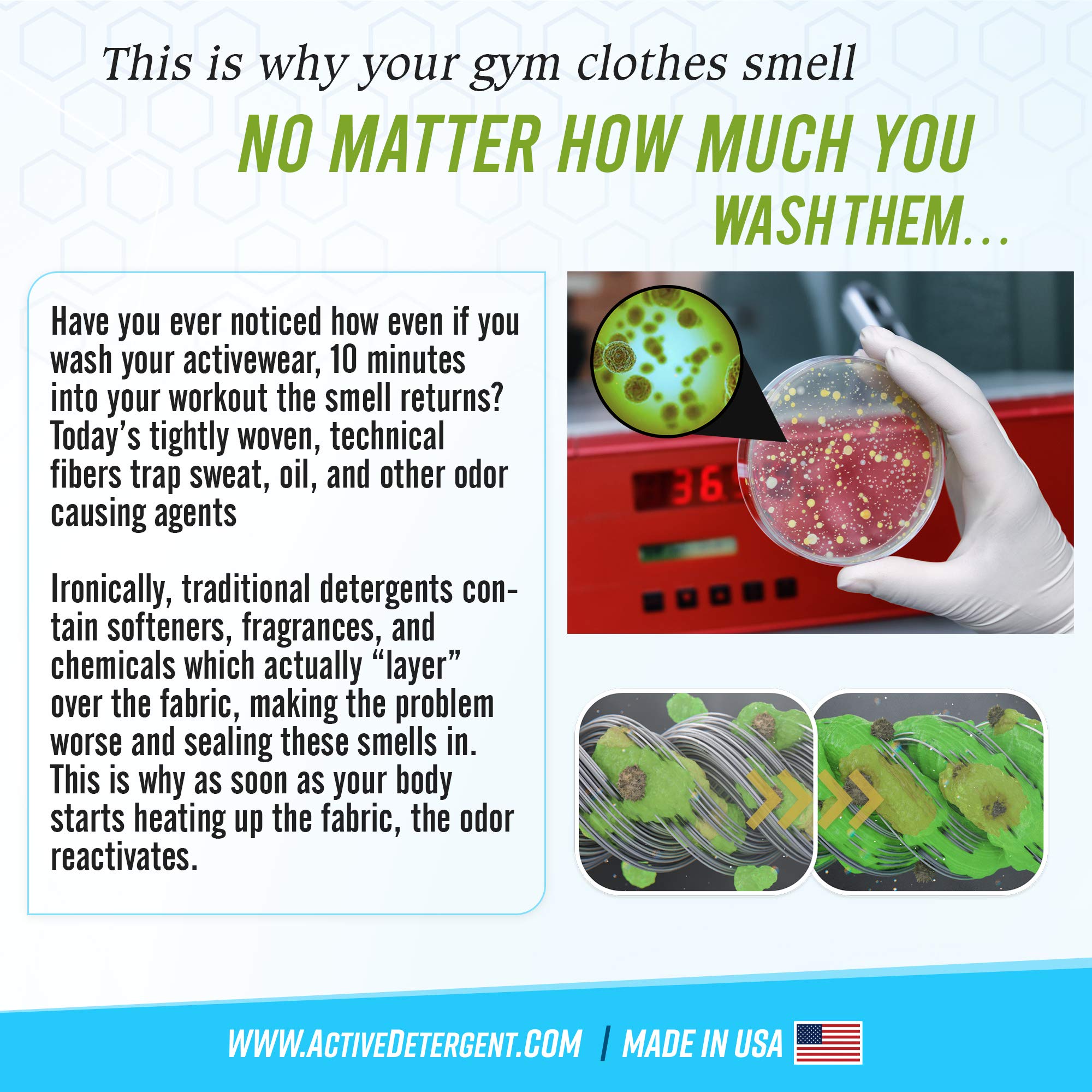 ACTIVE Active Wear Detergent with Plant-Based Enzymes

