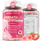 Prenatal Vitamins Gummies for Women with Methylfolate & DHA

