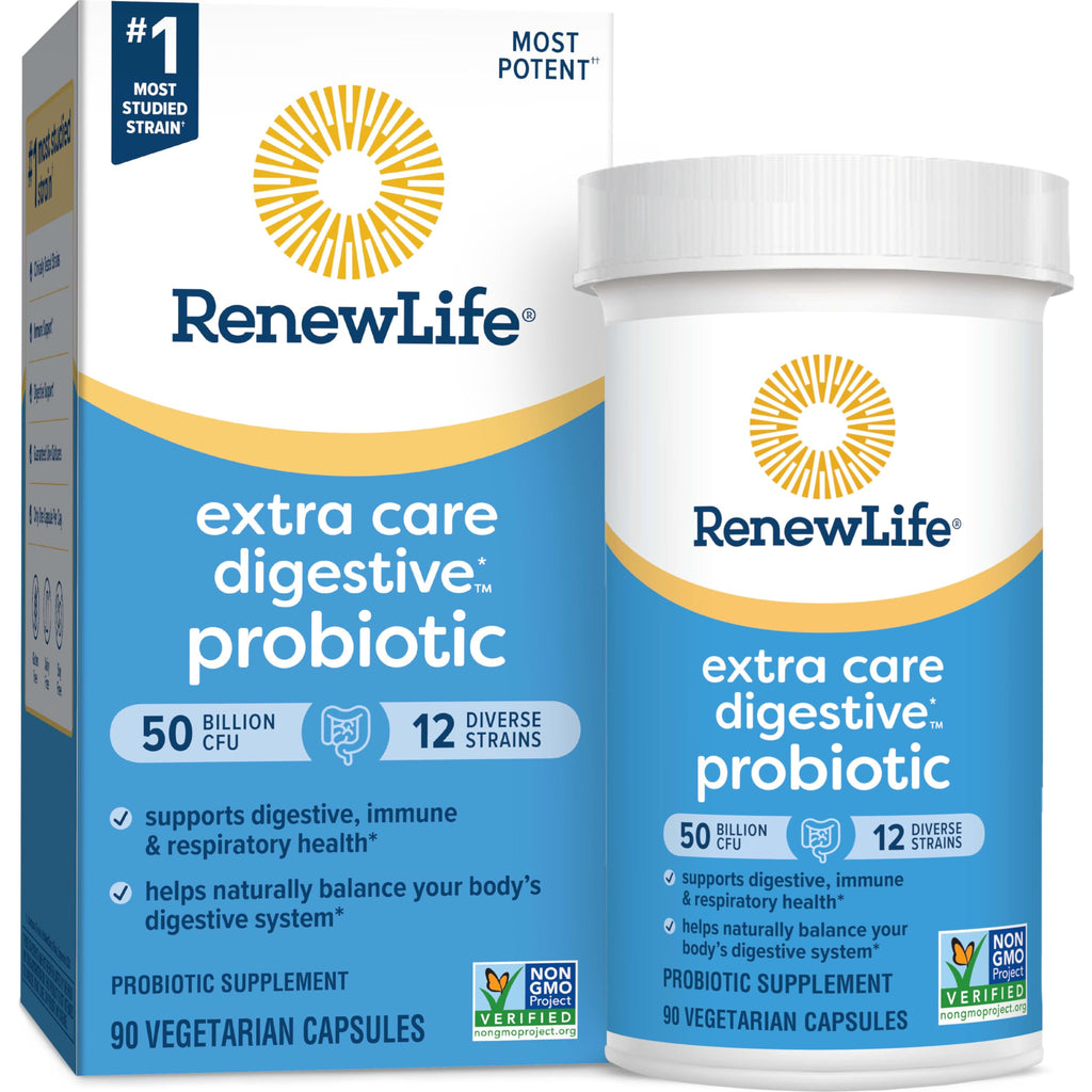 Renew Life Digestive Probiotic Capsules with L. Rhamnosus GG

