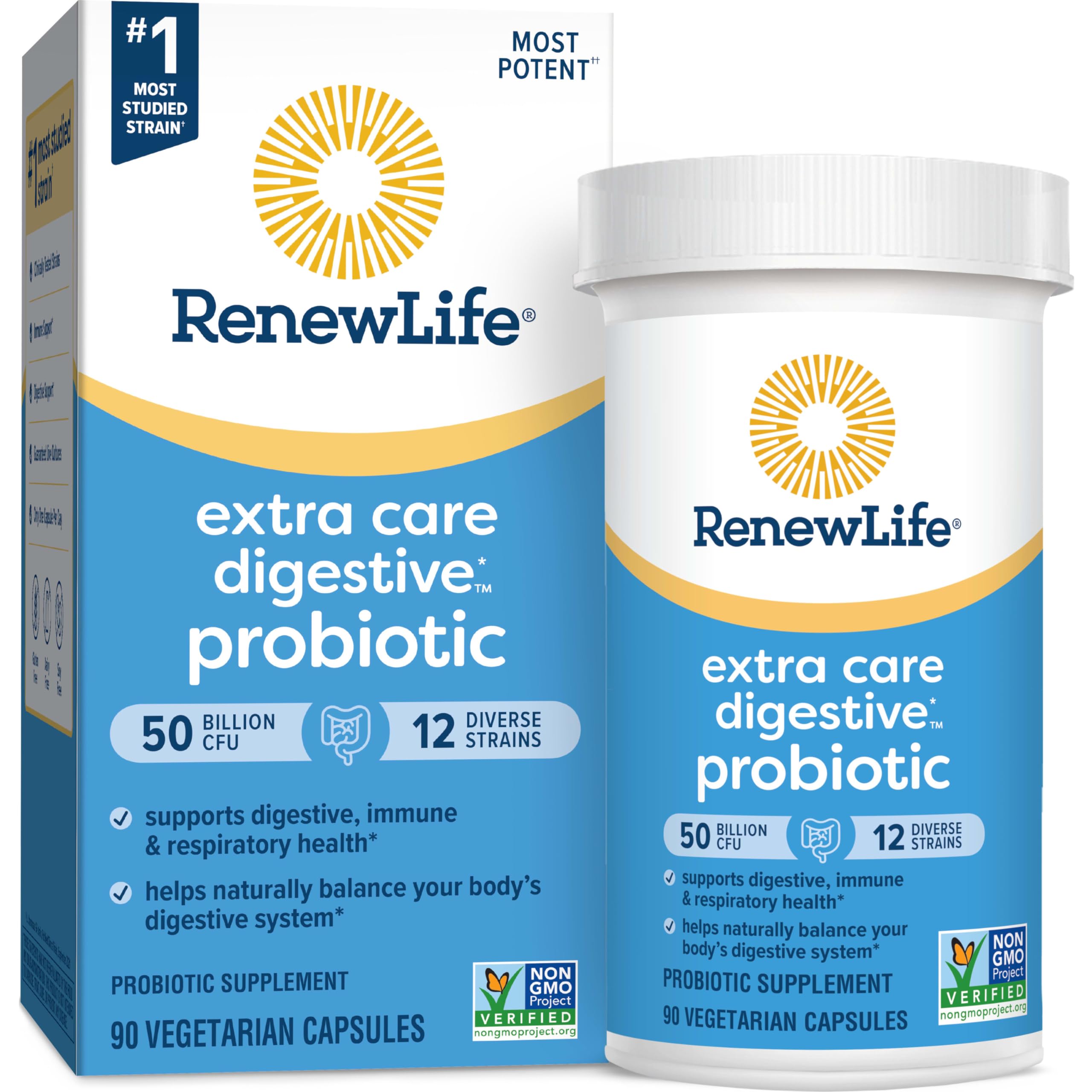 Renew Life Digestive Probiotic Capsules with L. Rhamnosus GG

