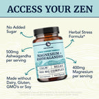 Magnesium Ashwagandha Supplement for Relaxation & Sleep

