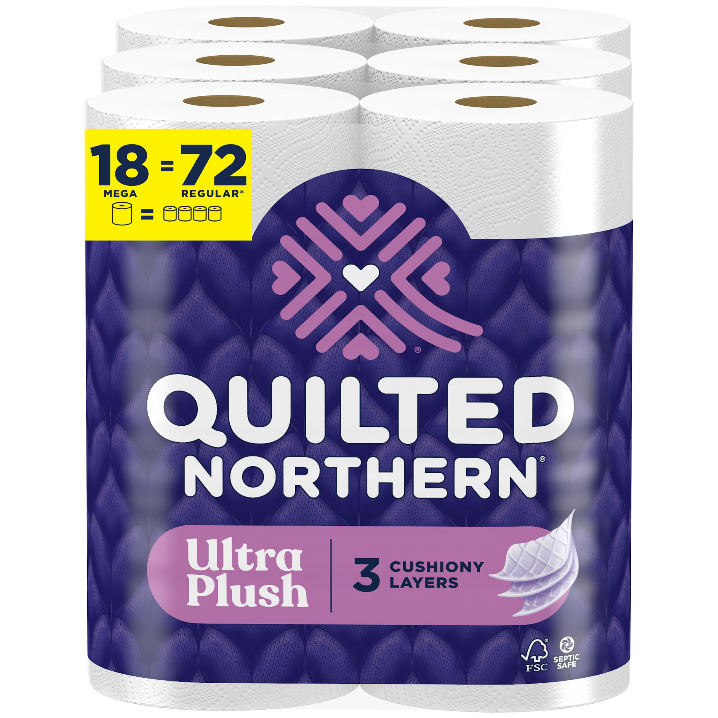 Quilted Northern Ultra Plush Toilet Paper - 3-Ply Soft Tissue