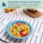 MUCHII Disposable Paper Bowls | Soak-Proof & Durable

