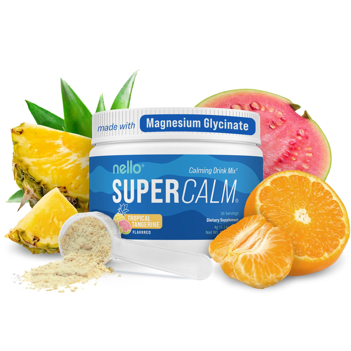Nello SuperCalm Powdered Drink Mix Adaptogenic Sleep Support
