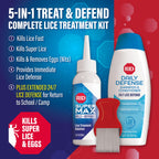 RID Lice Treatment Kit with Daily Defense Shampoo

