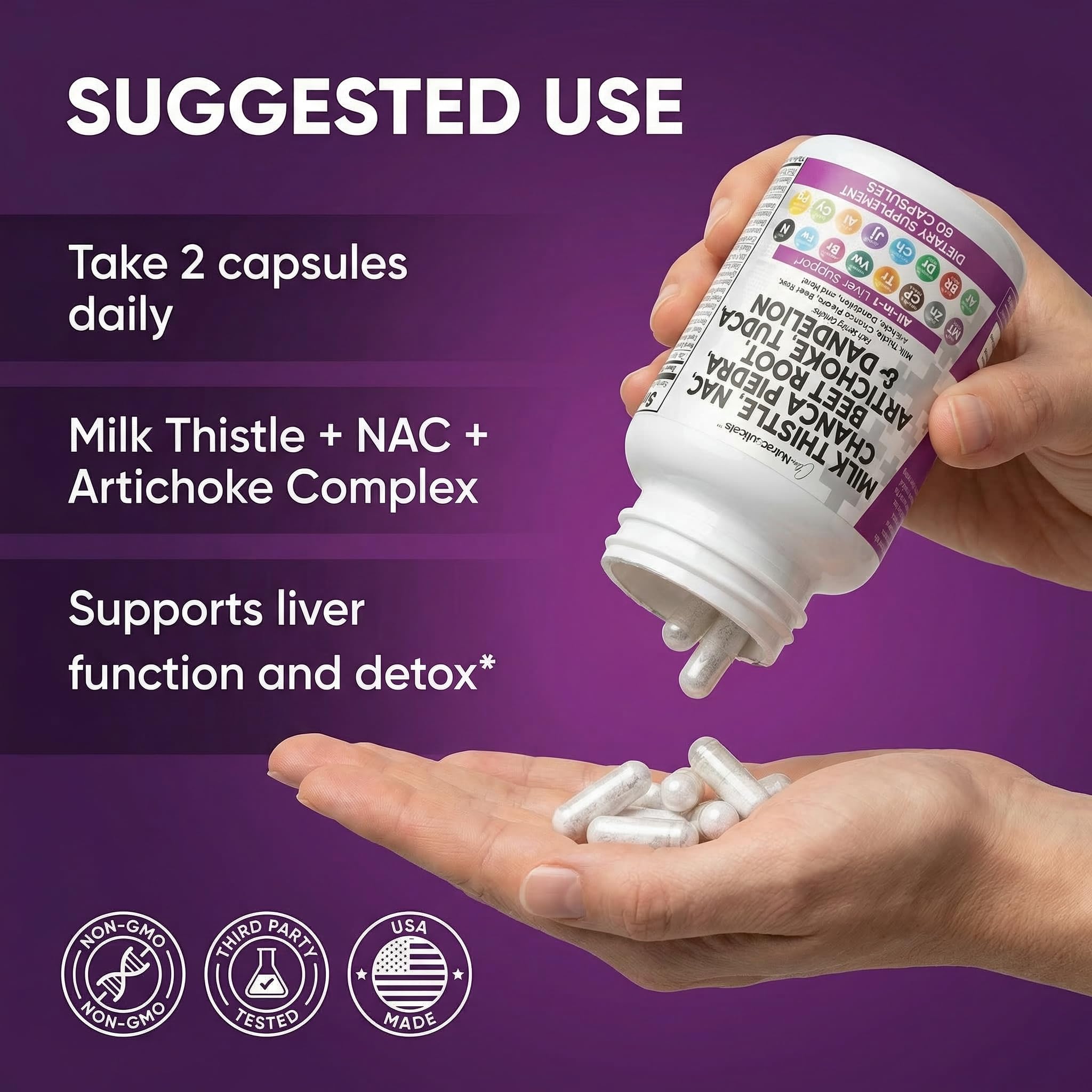 Liver Defend Detox by Clean Nutra | Milk Thistle & TUDCA

