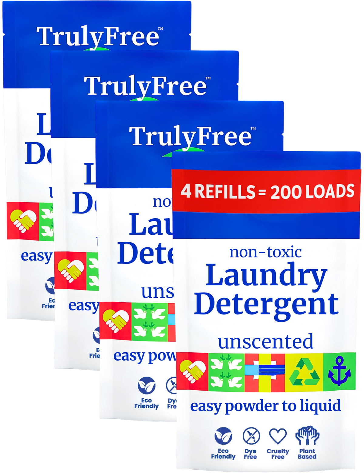 Truly Free Natural Laundry Detergent - Sensitive Skin Safe